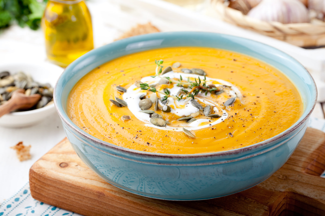 Recette Soupe de légumes, quenelles à la sauce tomate